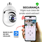 [LEVE 4 PAGUE 1] Câmera de Segurança HD 360° com Visão Noturna + BRINDES: Kit Casa Inteligente
