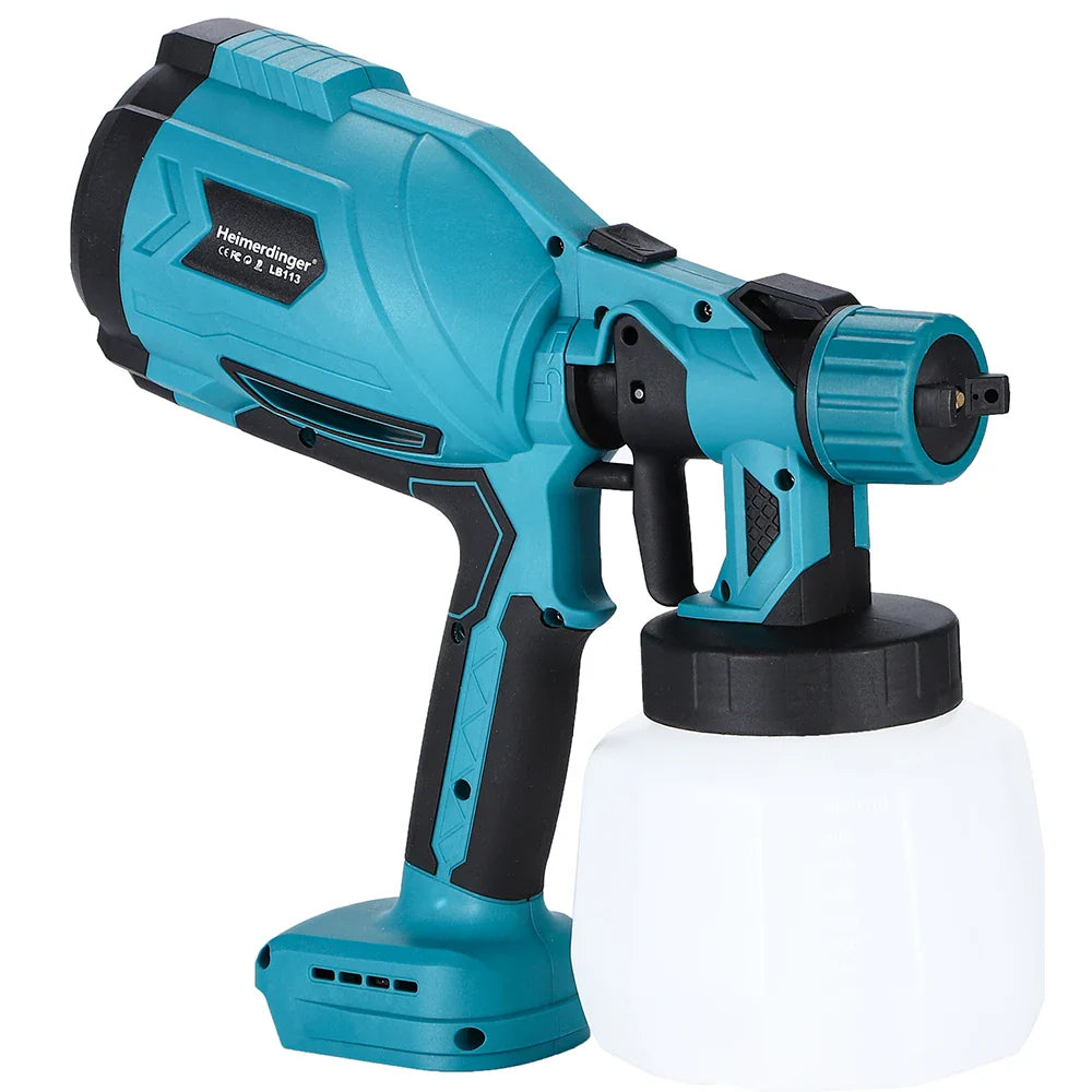 Pulverizador de Tinta 1000ml Elétrico de 200W + BRINDE (2 Baterias Extras)